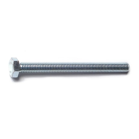 Midwest Fastener Class 8.8, M8-1.25 Hex Head Tap Bolt, Zinc Plated Steel, 90 mm L, 5 PK 78346